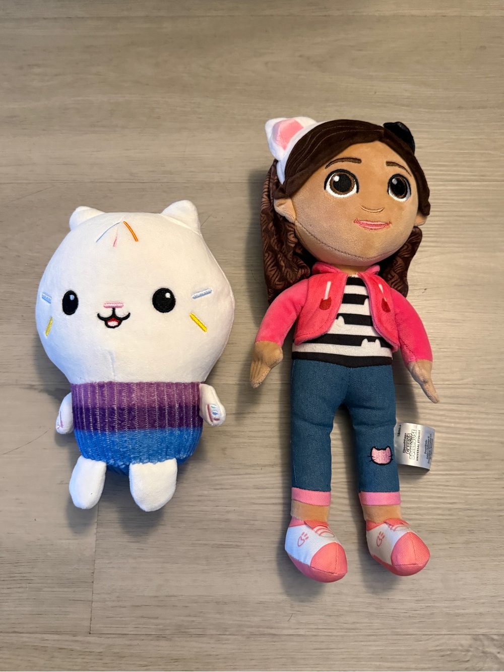 Dreamworks Universal Studios Gabby's Dollhouse 2 Plush Toys-Gabby & Cakey Cat